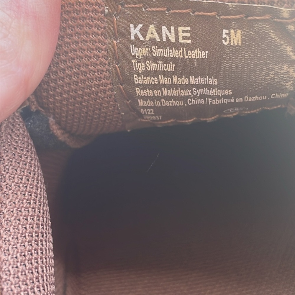 Deer Stags Kane Boys' Sneakers Dark Cream Tan Size 5 - Picture 8 of 9